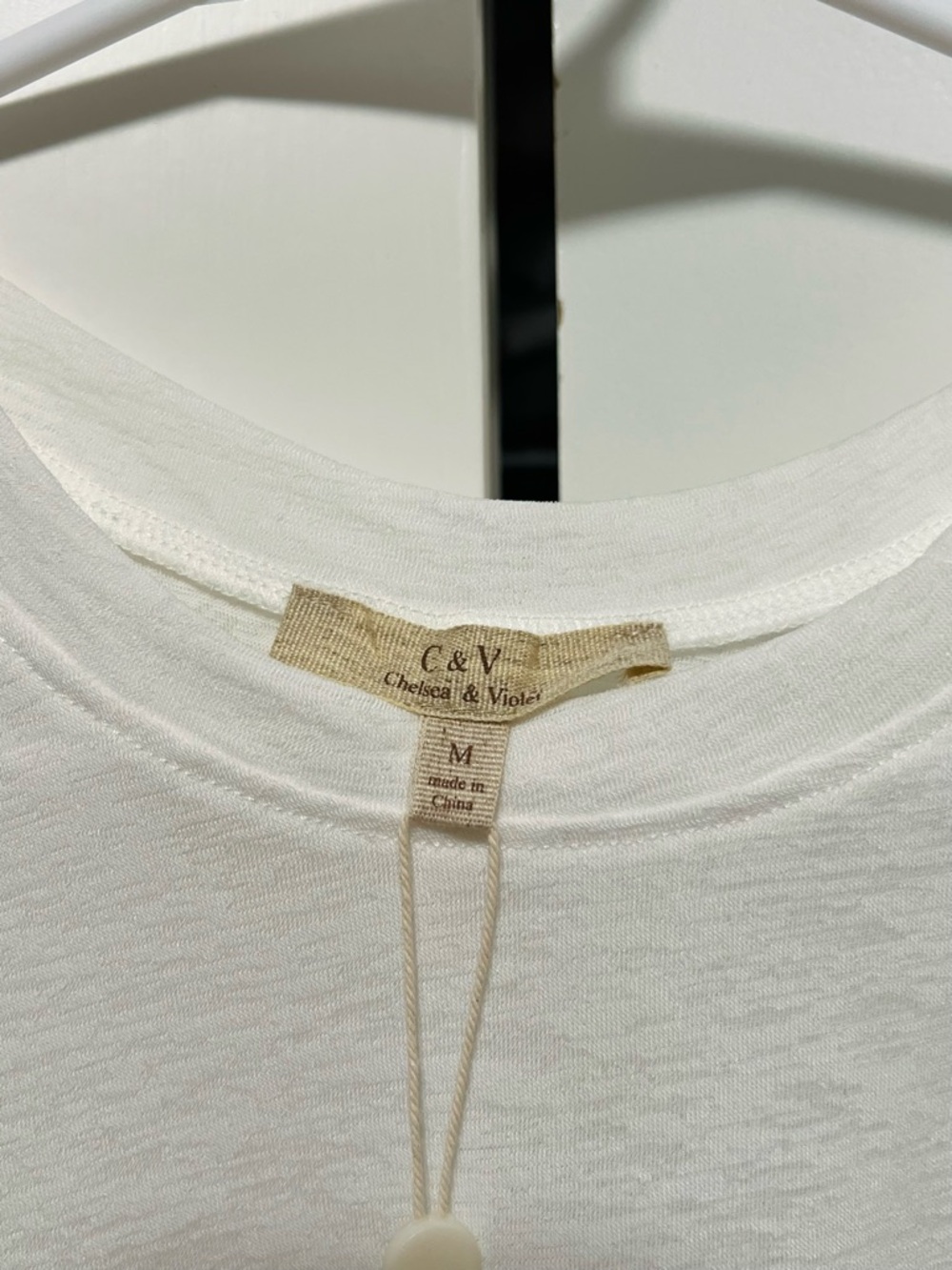 Chelsea & Violet White Layered Sleeveless Knit Top - Picture 3 of 4